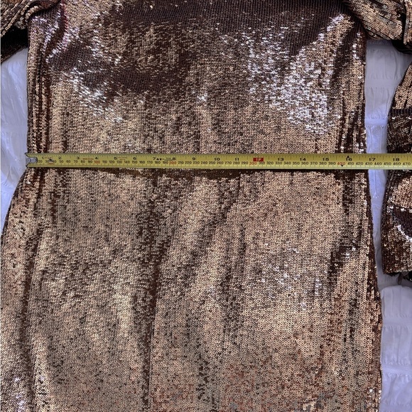 A.L.C. Gold Long Sleeve Dress - Picture 6 of 13